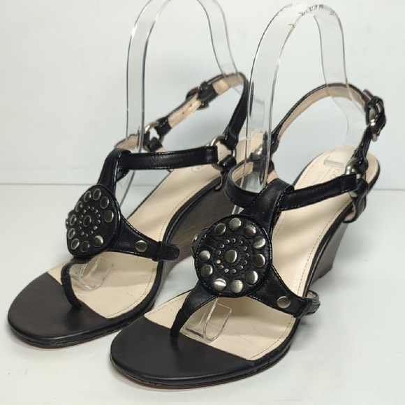 Coach Harper open toe wedge slingback sandals womans size 8 - Picture 1 of 16